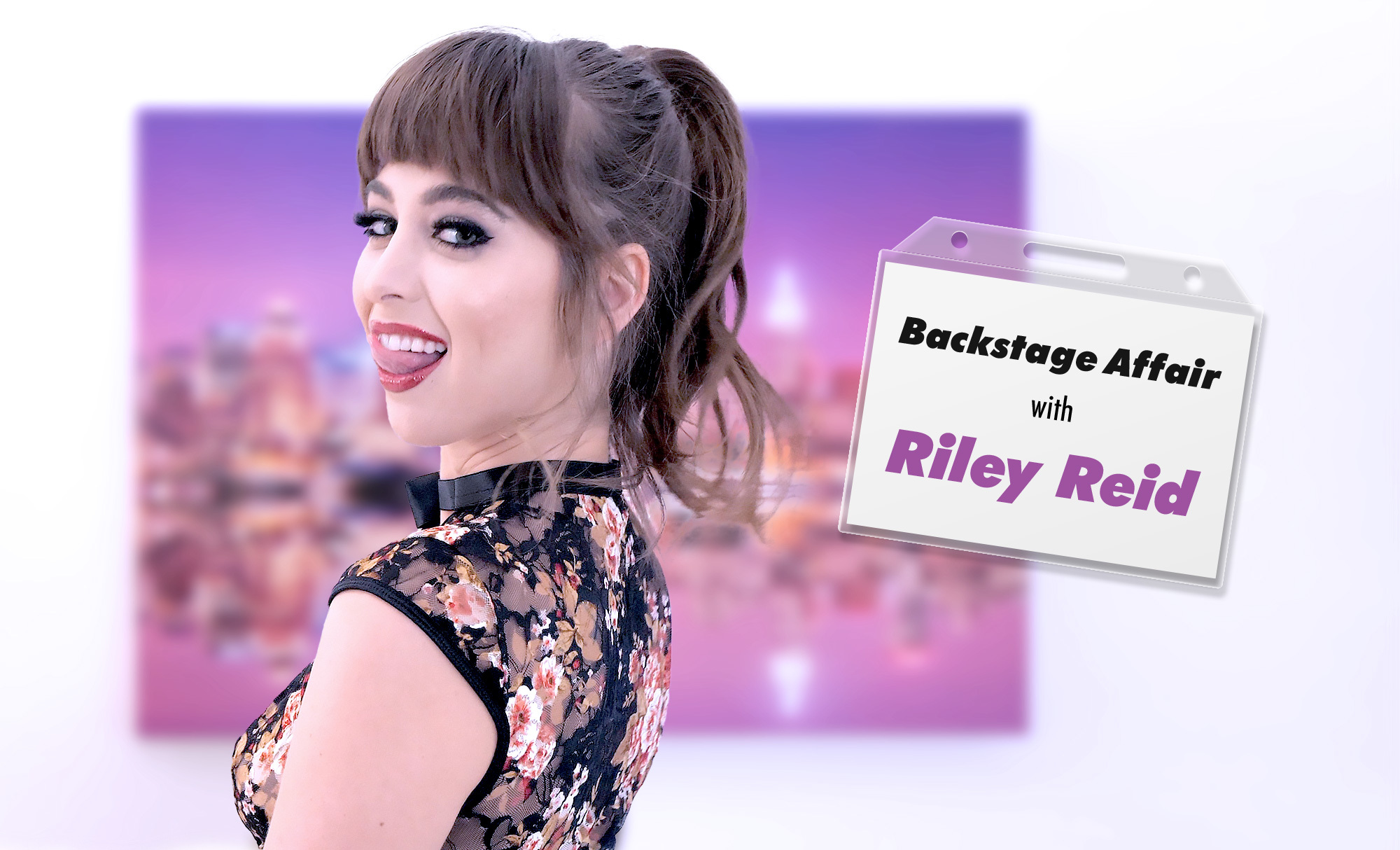 Reid backstage riley Riley Reid