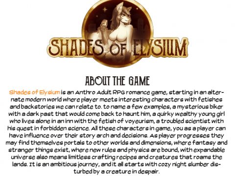 Shades of Elysium - Pre-Alpha Version