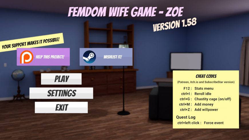 Download Femdom Wife Game - Zoe FemdomWifeGame