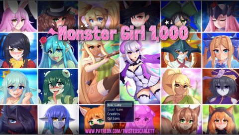 Monster Girl 1,000 by TwistedScarlett.