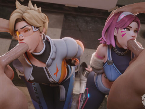 Dva x Tracer Part1 All Versions [TheCount]
