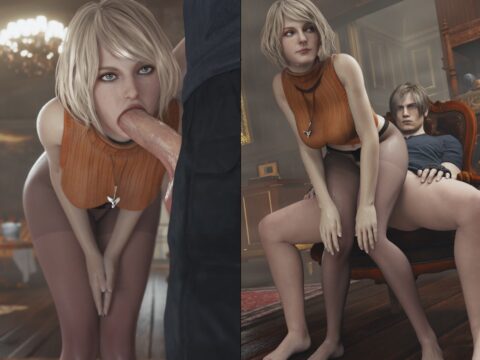 Ashely Graham x Leon Kennedy [AXENANIM]