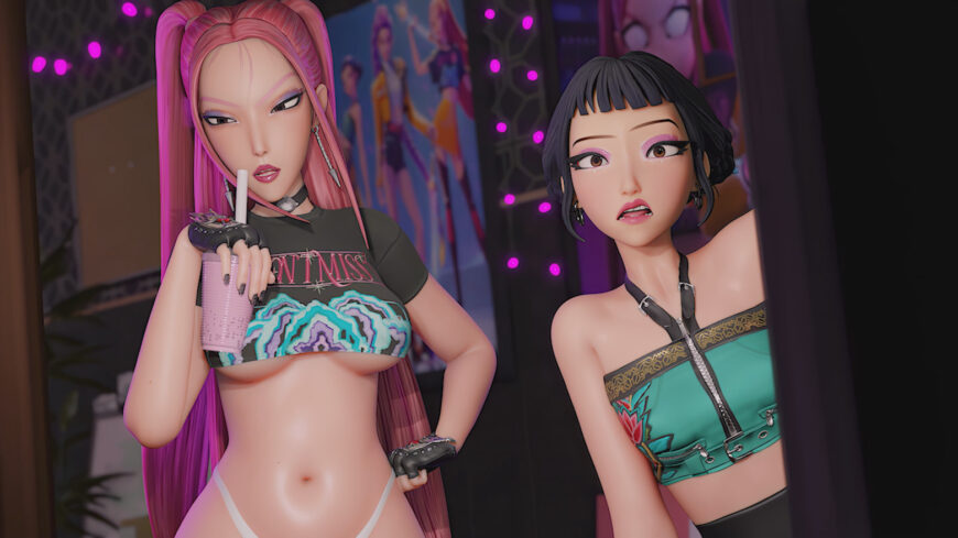 Rumi rides, roomies arrive!! (4K NW) [Conseit]