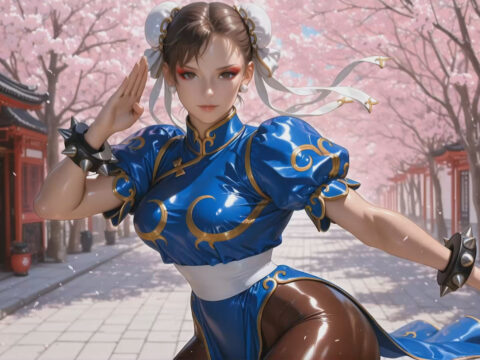 Chun Li Blossoms and Sunlight ~ 13 Mins + VR Video [Neural Desires]