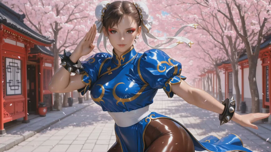 Chun Li Blossoms and Sunlight ~ 13 Mins + VR Video [Neural Desires]