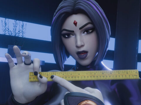 Starfire Vs. Raven - Full Animation [FenderBlender3D]